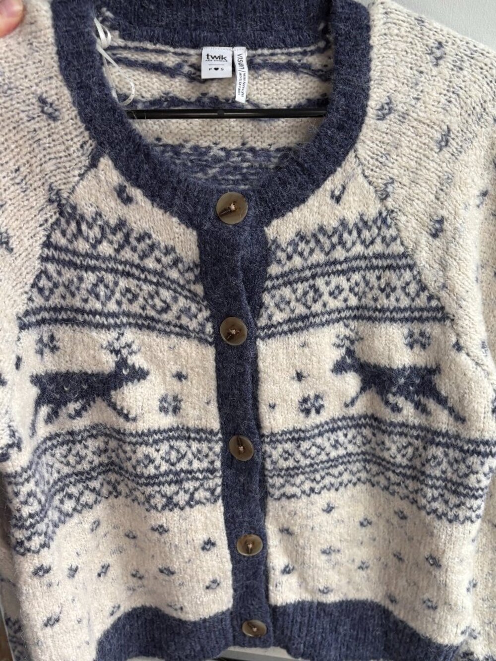 Simons Brand: Twik Holiday Cardigan - Picture 7 of 8